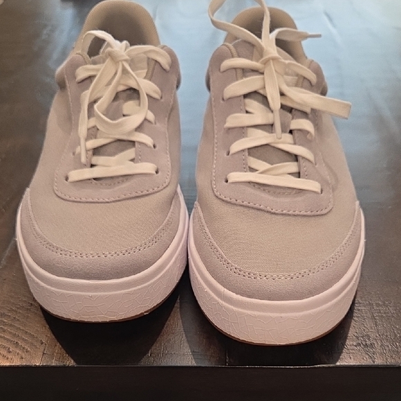 Kizik Women's Size 9.5 Wide Gray Canvas And Suede Slip-on Sneakers - Picture 8 of 13